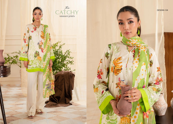 BLISS GULJEE UNSTITCHED LAWN D-04