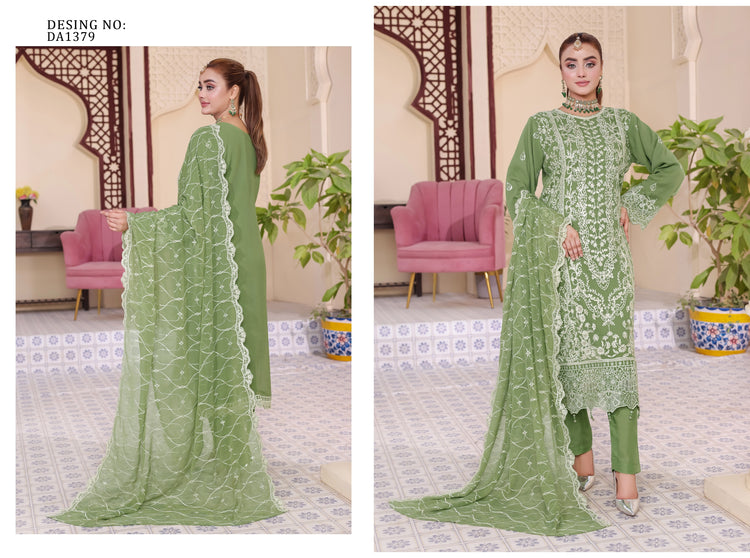 SABIHA BY BIN HAMEED SEMI-STITCHED 3PC | D-05