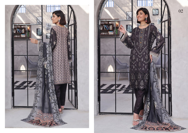 RINA LAWN BY BIN HAMEED | D-01