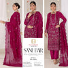 Sanubar Bin Hameed Semi Stitched Chiffon DA-1804