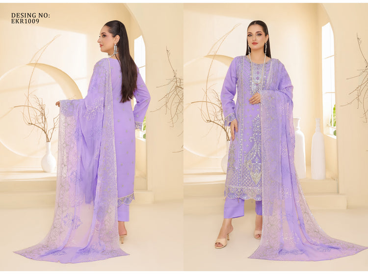 RAISE BY BIN HAMEED SEMI-STITCHED 3PC | D-07