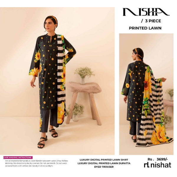 NISHA PRINTED LAWN | D-05