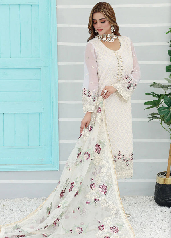 PEHCHAN BY PAKDAMAN SEMI-STITCHED 3PC | D-1063