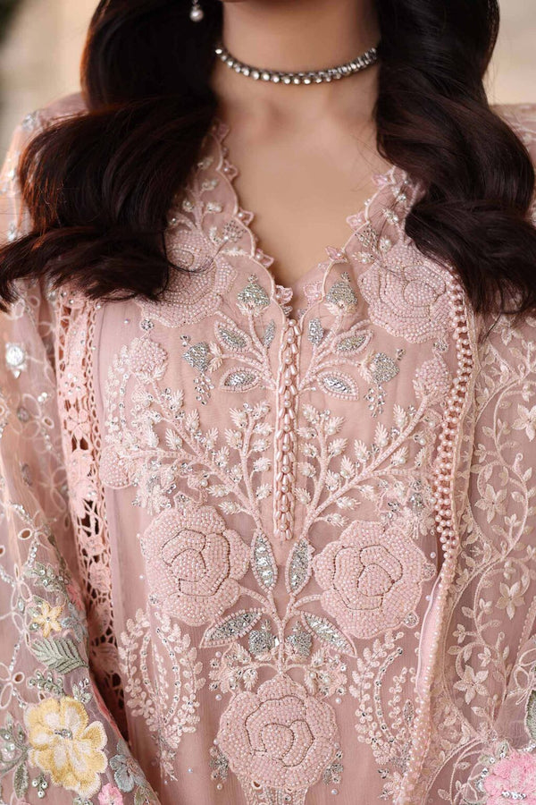 Maria b chiffon collection'26 /MPC-26-104-Peach Pink