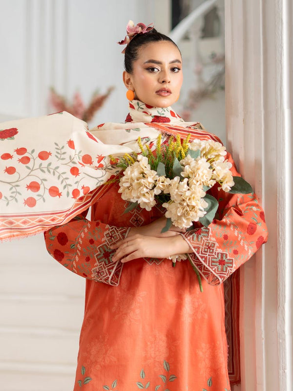 GULL BAHAR 3-Piece Unstitched Digital Printed Lawn Suit