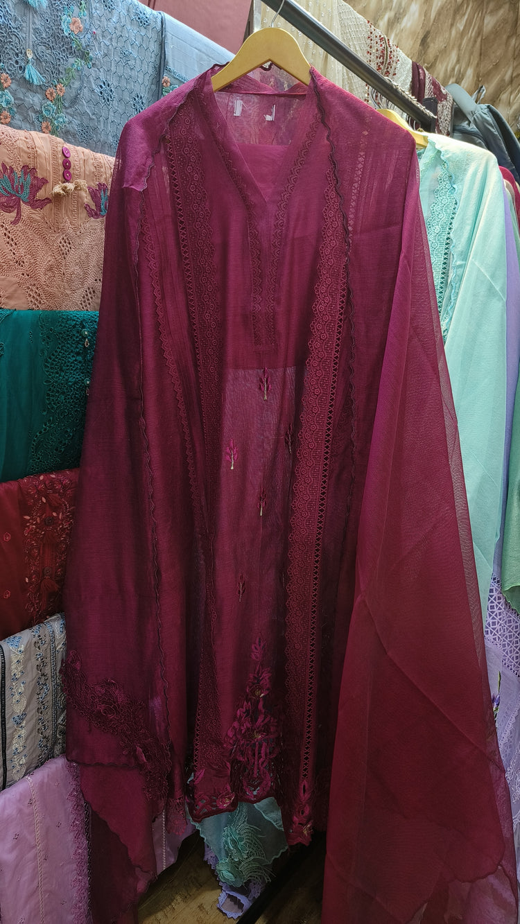 ZOYA AHMED SEMI-STITCHED LUXURY COLLECTION -ZA-08