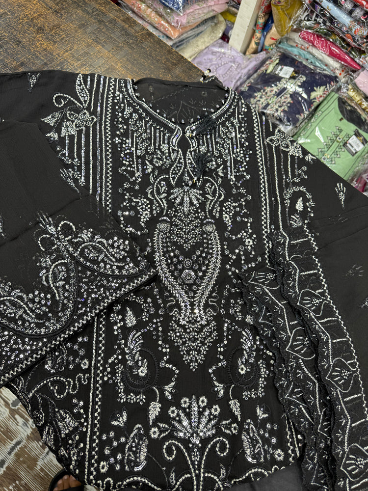 SABIHA BY BIN HAMEED SEMI-STITCHED 3PC | D-08