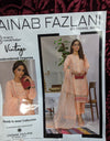 ZAINAB FAZLANI VINTAGE ORGANZA STITCHED D-03