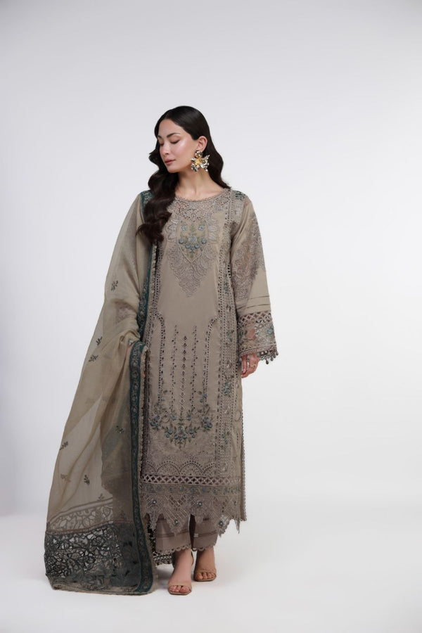 Gulmina by Marwat Textile-Grey Dusk