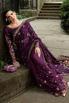 MARIA B SOIREE UNSTITCHED EMBROIDERED| D01 PURPLE