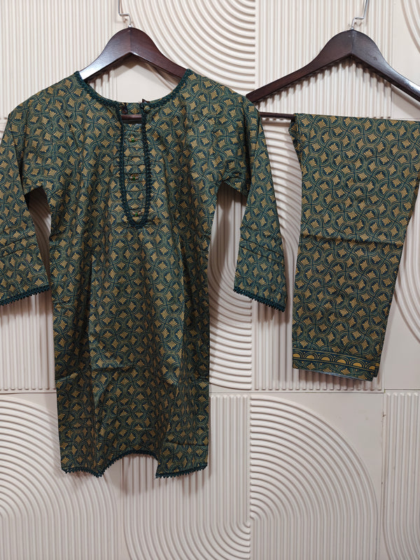 ZOYA AHMAD PREMIUM KIDS WEAR CORD SET D-01