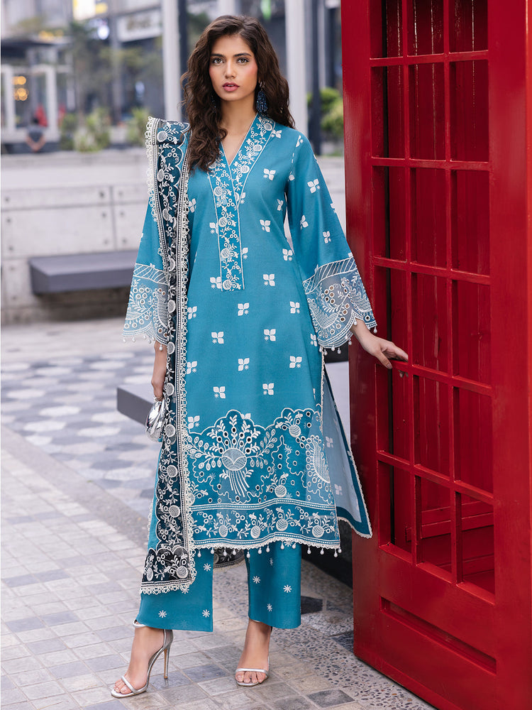 MAHNUR BROADWAY 25' Scarlet | 3 PC Lawn