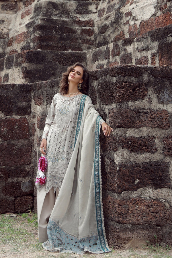 Gulmina by Marwat Textile-Grey Dusk