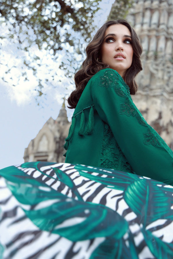 Gulmina by Marwat Textile-Emerald Drape