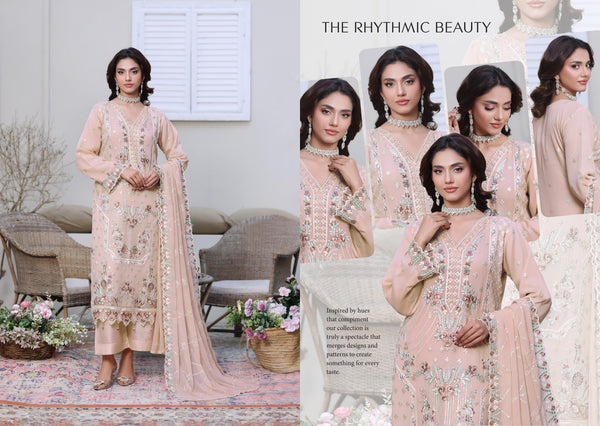 NAYAB BY BIN HAMEED SEMI-STITCHED | EKR-1407