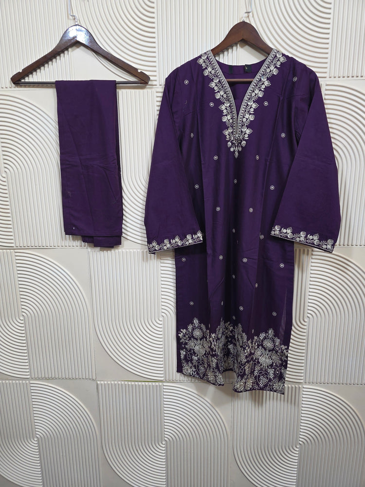 ZEBAYESHA STITCHED LAWN CORD SET D-02 (A)