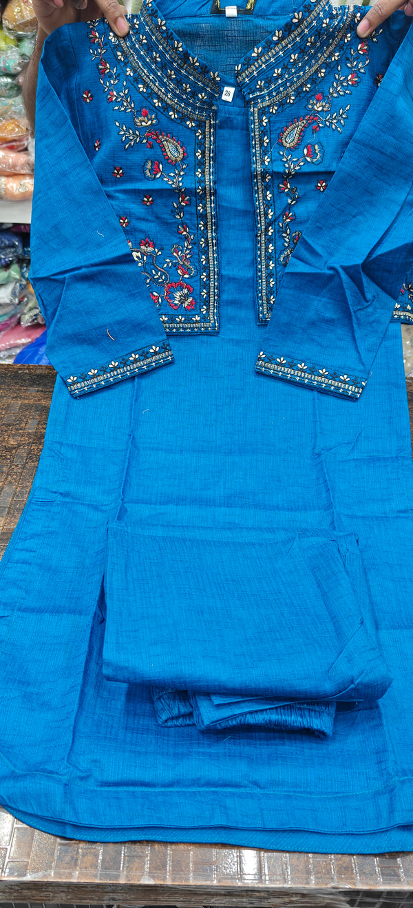 ZOYA AHMAD KIDS CORD SETS 25- 130