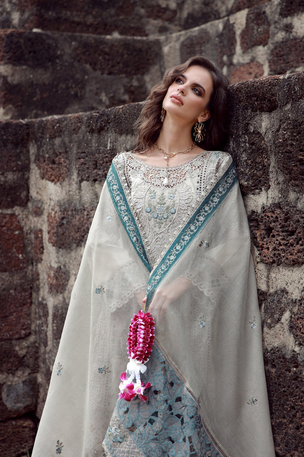 Gulmina by Marwat Textile-Grey Dusk