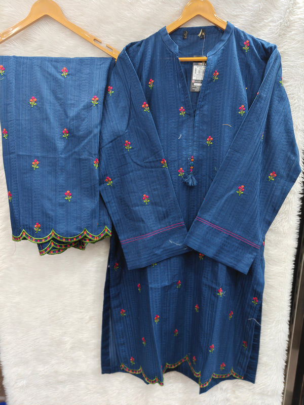 SADABAHAR EMBROIDERED CORD SET | D-04