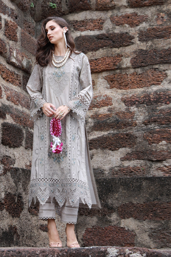 Gulmina by Marwat Textile-Grey Dusk