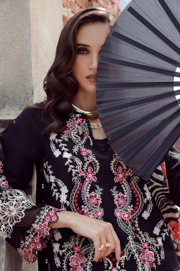 Gulmina by Marwat Textile-Onyx Noir