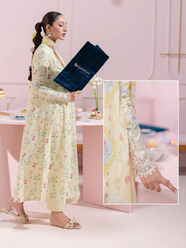 Qalamkar QPrints Embroidered Lawn 2025 | EM-04B