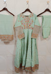 ZOYA AHMED FUCHSIA LAWN GOWN D-01