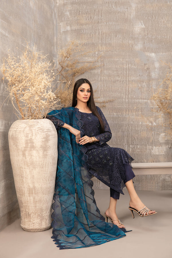 VASFIA BY TAWAKKAL UNSTITCHED | D-3895