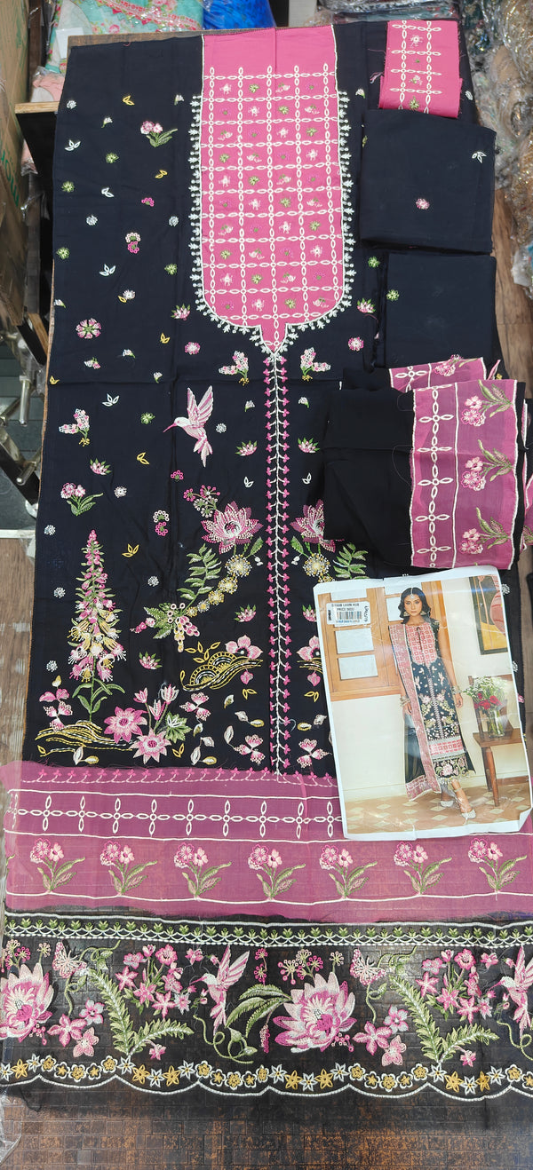 SHANAYA BY MAHNUR UN-STITCHED 3PC | Zarina