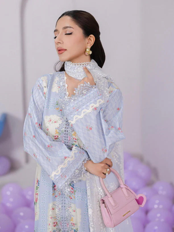 Qalamkar QPrints Embroidered Lawn 2025 | EM-02A