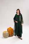 PHULKAARI ZR2618 | BOTTLE GREEN