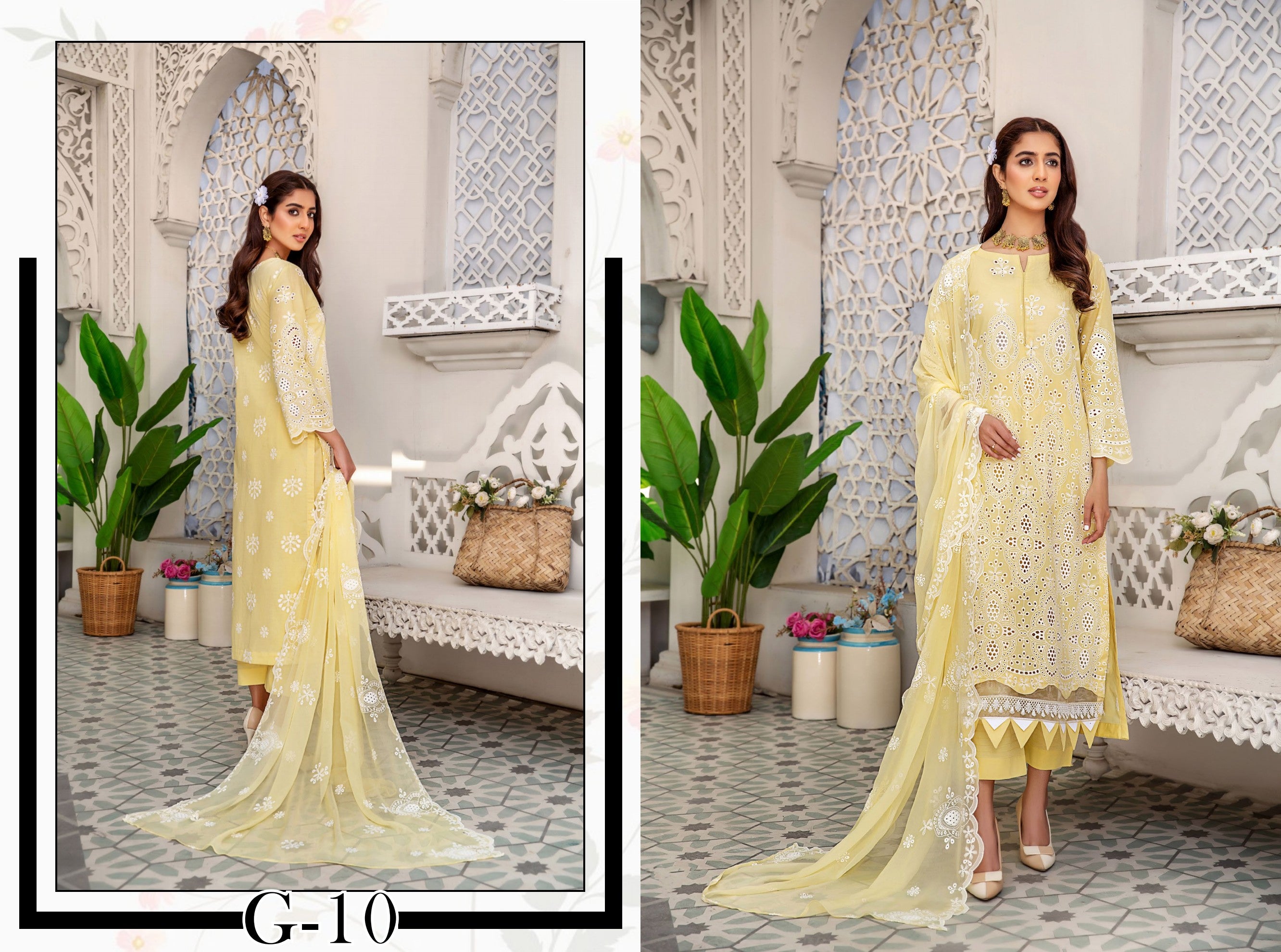 Lawnkaari by Khoobsurat Embroidered Lawn Collection 2024 - KL-12 main image 0