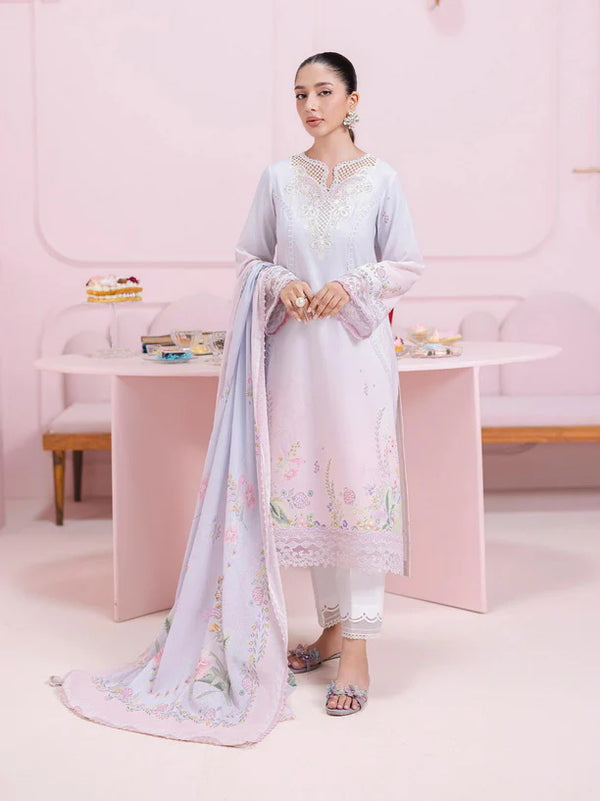 Qalamkar QPrints Embroidered Lawn 2025 | EM-01B