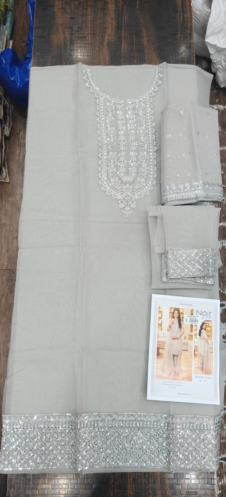 NOIR FORMALS FESTIVE UNSTITCHED FORMALS 2025 MOONLIT GRACE SC 03