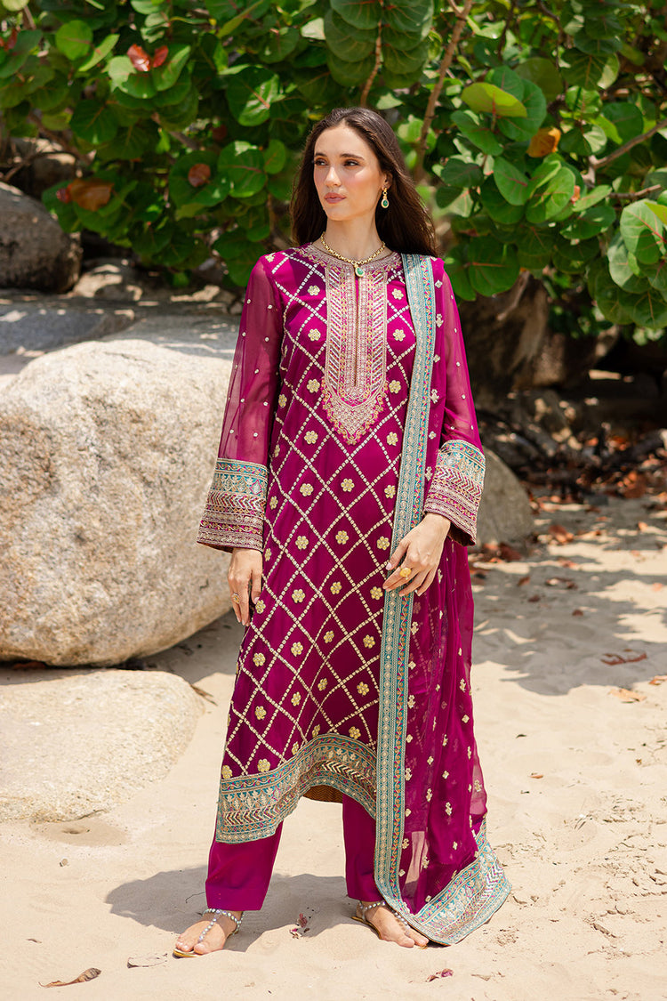 ZYRA FREESIA 3 Piece Embroirdered Chiffon Aditi - FW40051