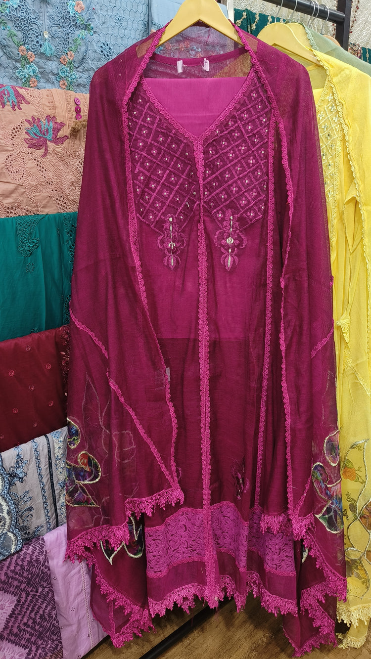 ZOYA AHMED SEMI-STITCHED LUXURY COLLECTION -ZA-30