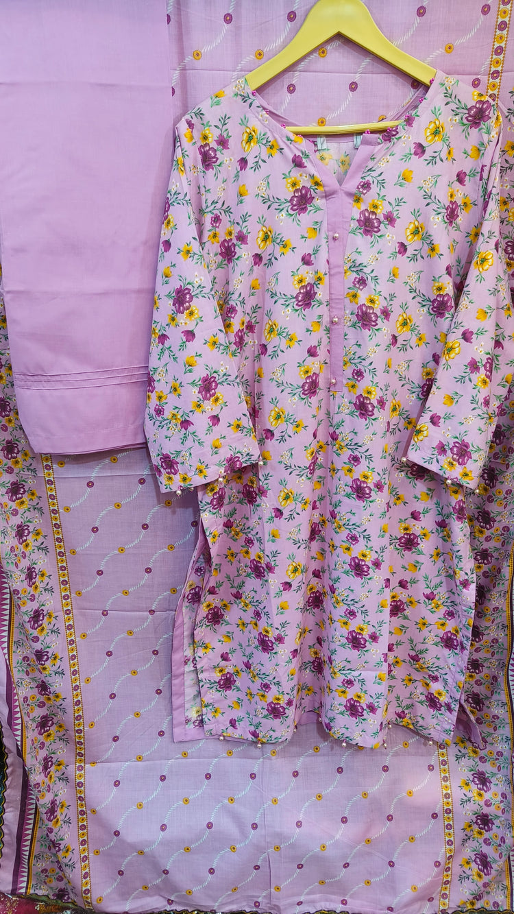 ZOYA AHMED SUMMER LAWN STITCHED 3PC-D01