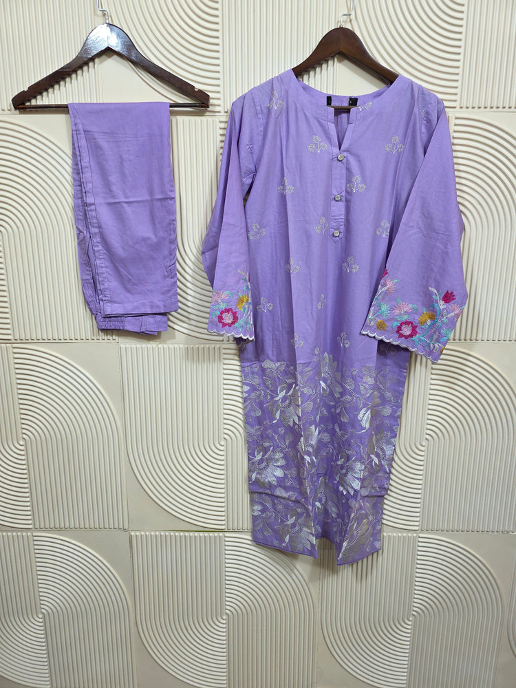 ZEBAYESHA STITCHED LAWN CORD SET D-01 (A)