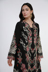 Gulmina by Marwat Textile-Onyx Noir