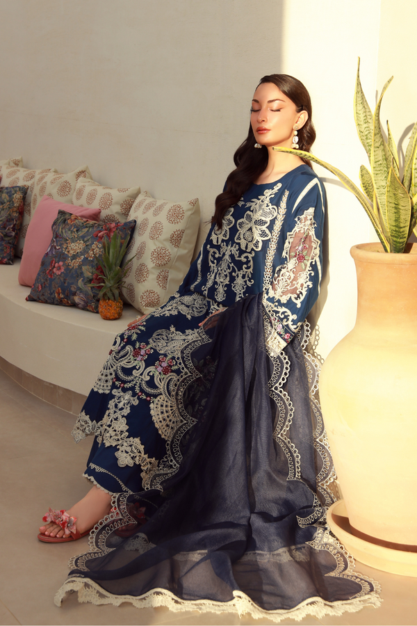 Gulmina Lawn 2025 | Blue Orchid