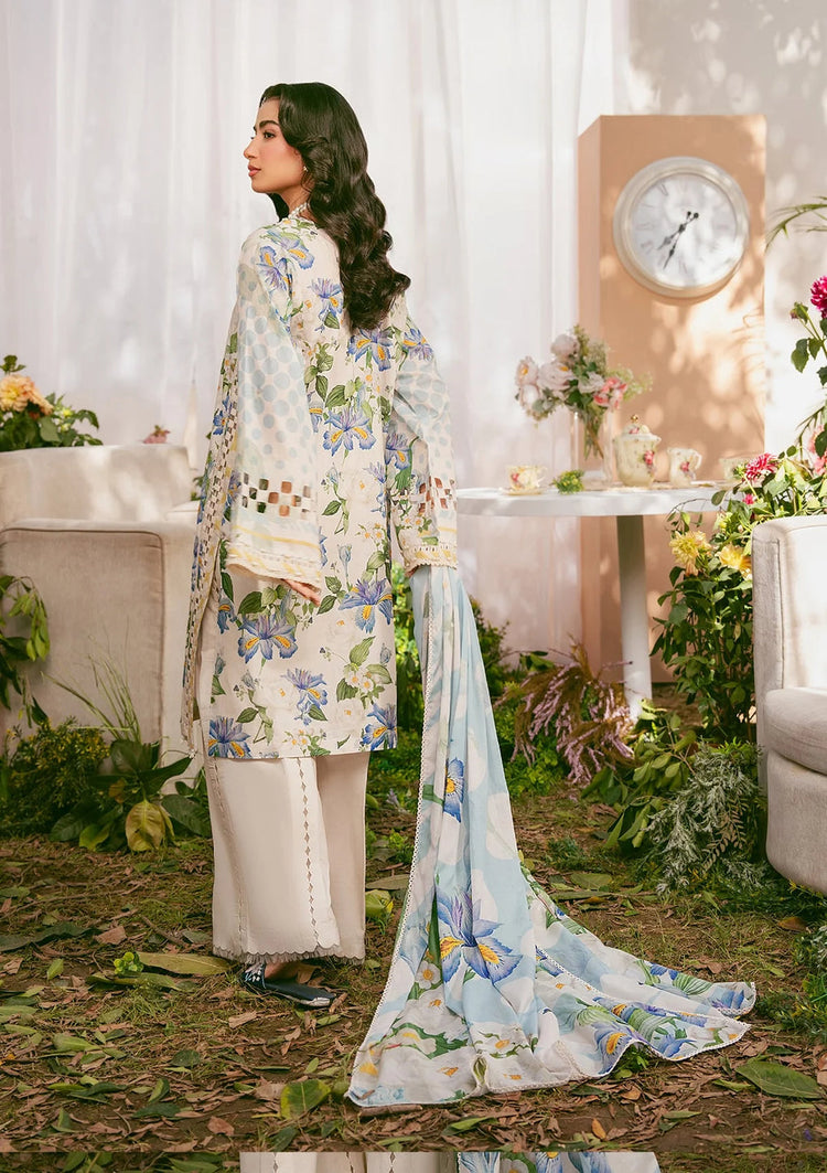 ELAF PRINTS:-6A IVORY PETALS