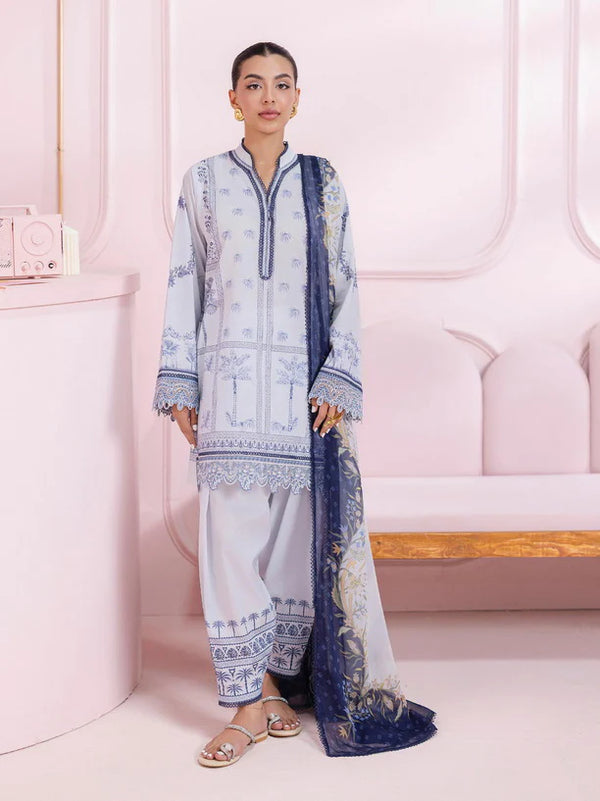 Qalamkar QPrints Embroidered Lawn 2025 | EM-06A