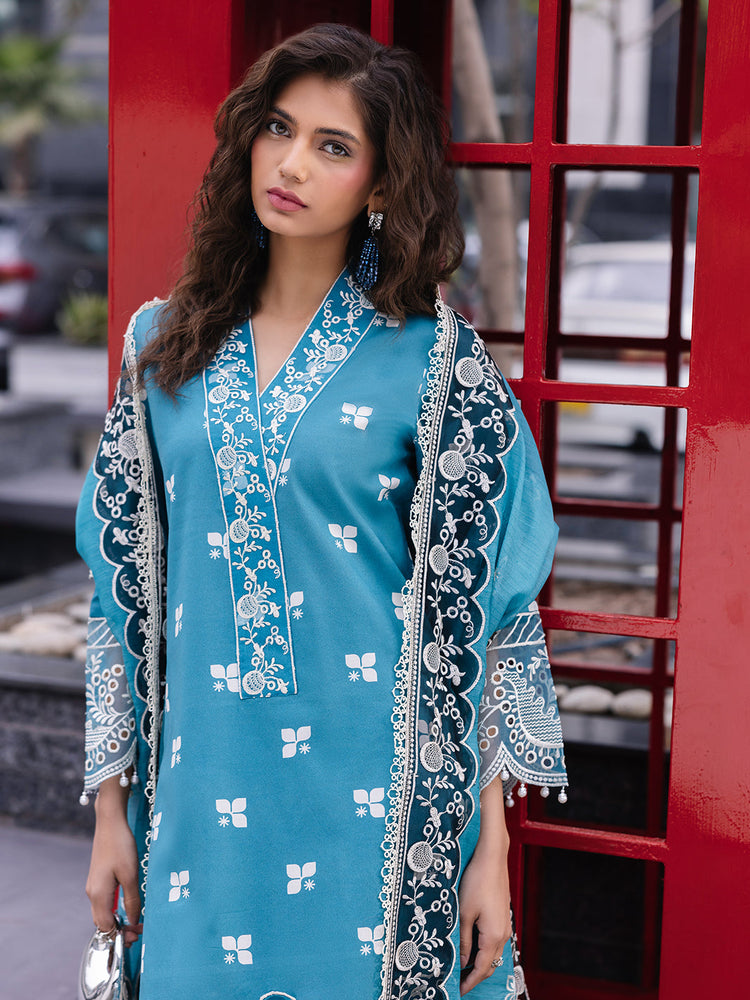 MAHNUR BROADWAY 25' Scarlet | 3 PC Lawn
