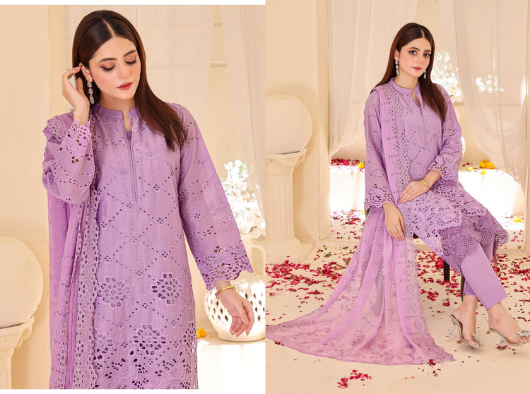 KINZA CHICKEN KARI UN-STITCHED COLLECTION BY BIN HAMEED 24'-02