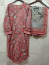 ZA AAMNA NOOR LUXUR LAWN PRET | D-08