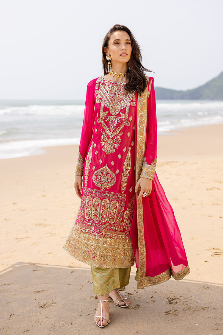 ZYRA FREESIA 3 Piece Embroirdered Chiffon Anika - FW40054