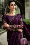 MARIA B SOIREE UNSTITCHED EMBROIDERED| D01 PURPLE