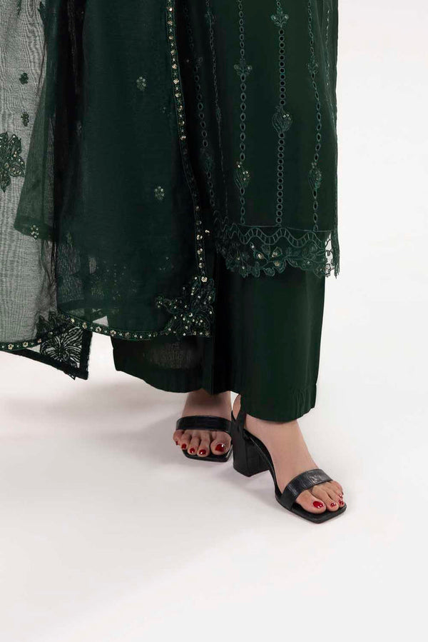 PHULKAARI ZR2618 | BOTTLE GREEN