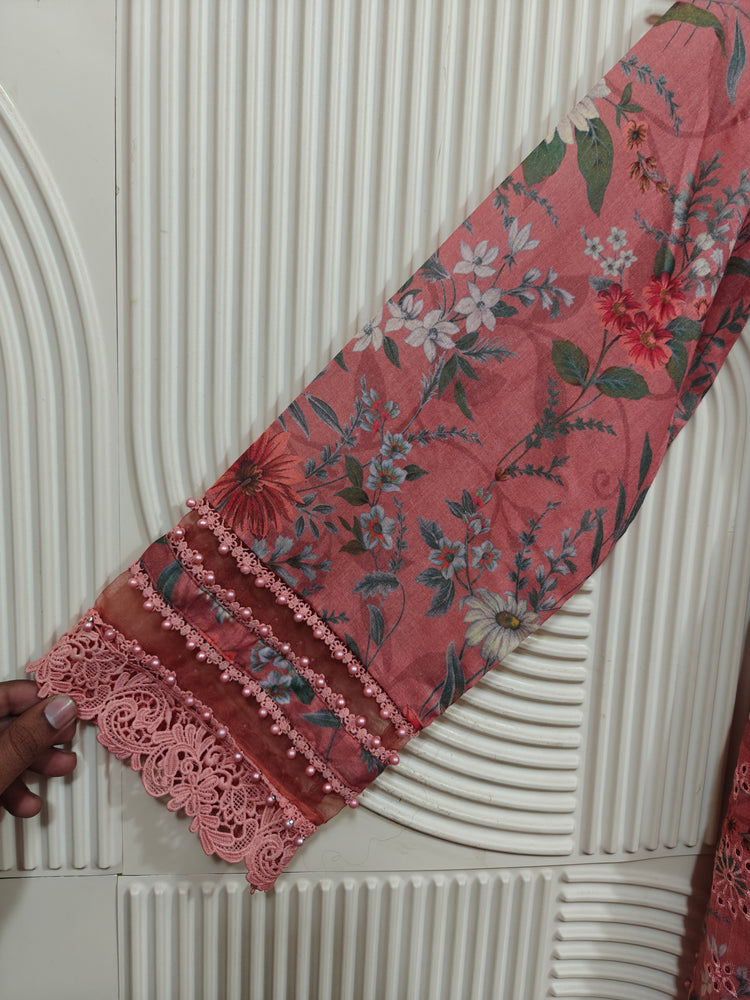 ZA AAMNA NOOR LUXUR LAWN PRET | D-08