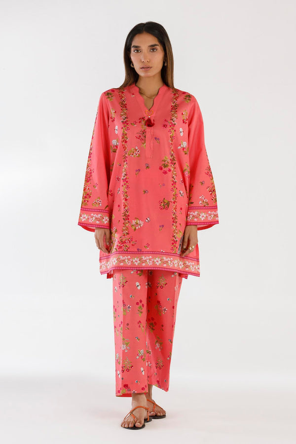 SANA SAFINAZ FESTIVE RTW SS26MHY106AP2TStitched Printed Lawn Shirt+ Culotte